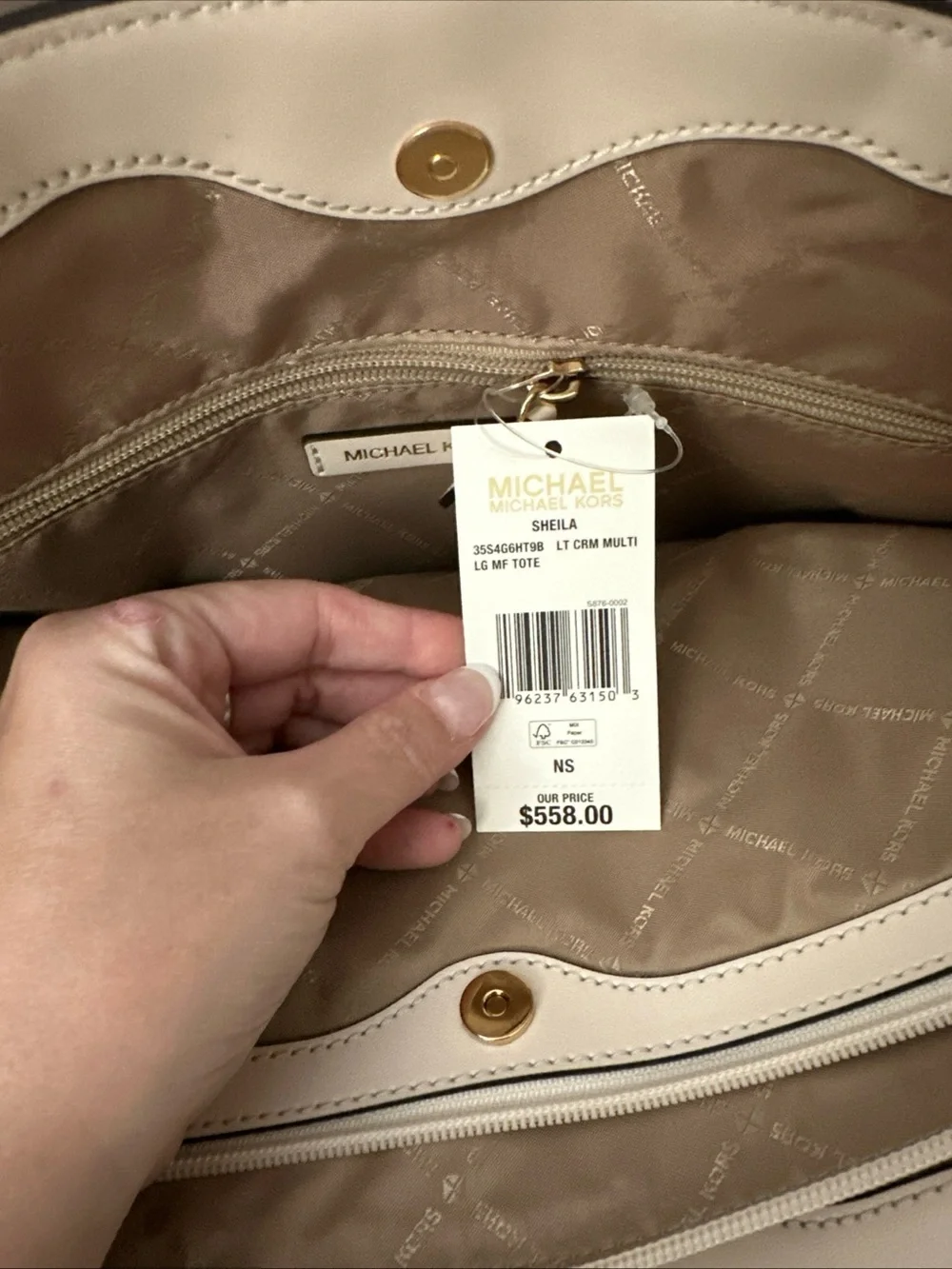 Michael Kors new logo gold